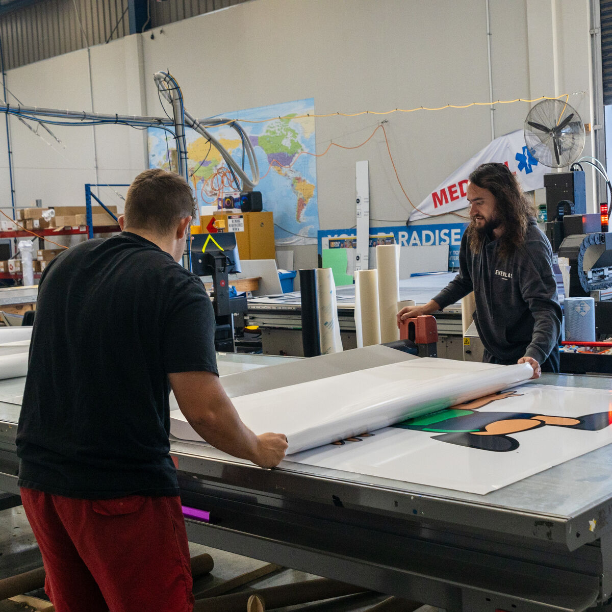 Roller Mount Table
