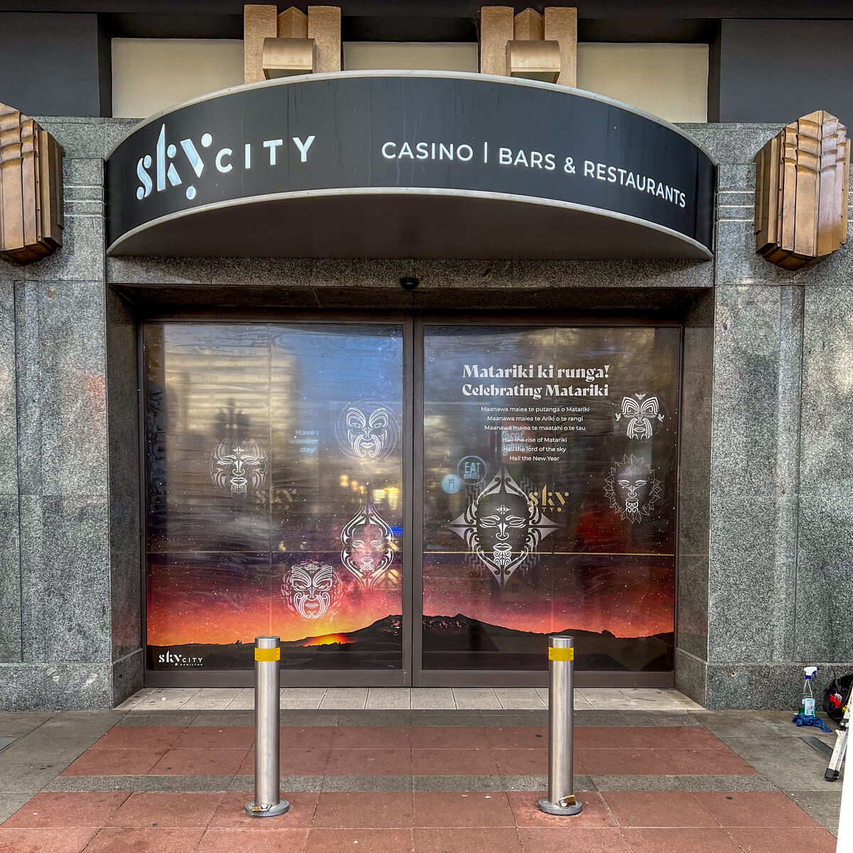 Perforated Window Signage